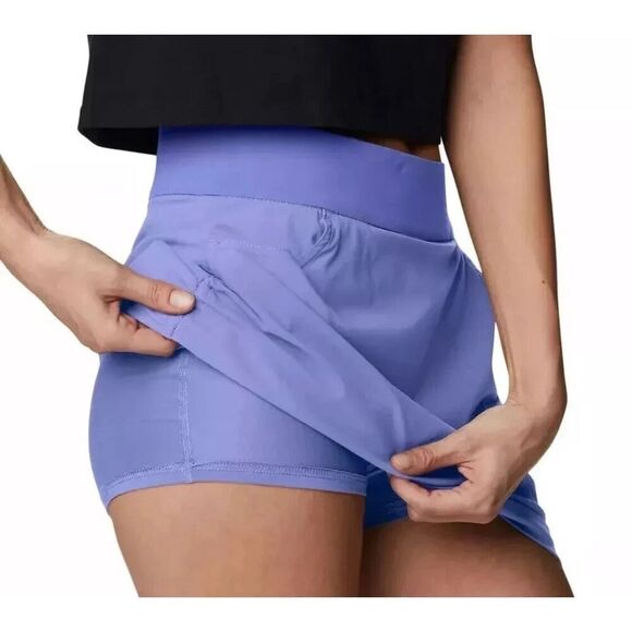 COLUMBIA Skort Size Small Purple Lotus Omni-Shade Pockets Active Fit NWT 50 UPF - Picture 2 of 3